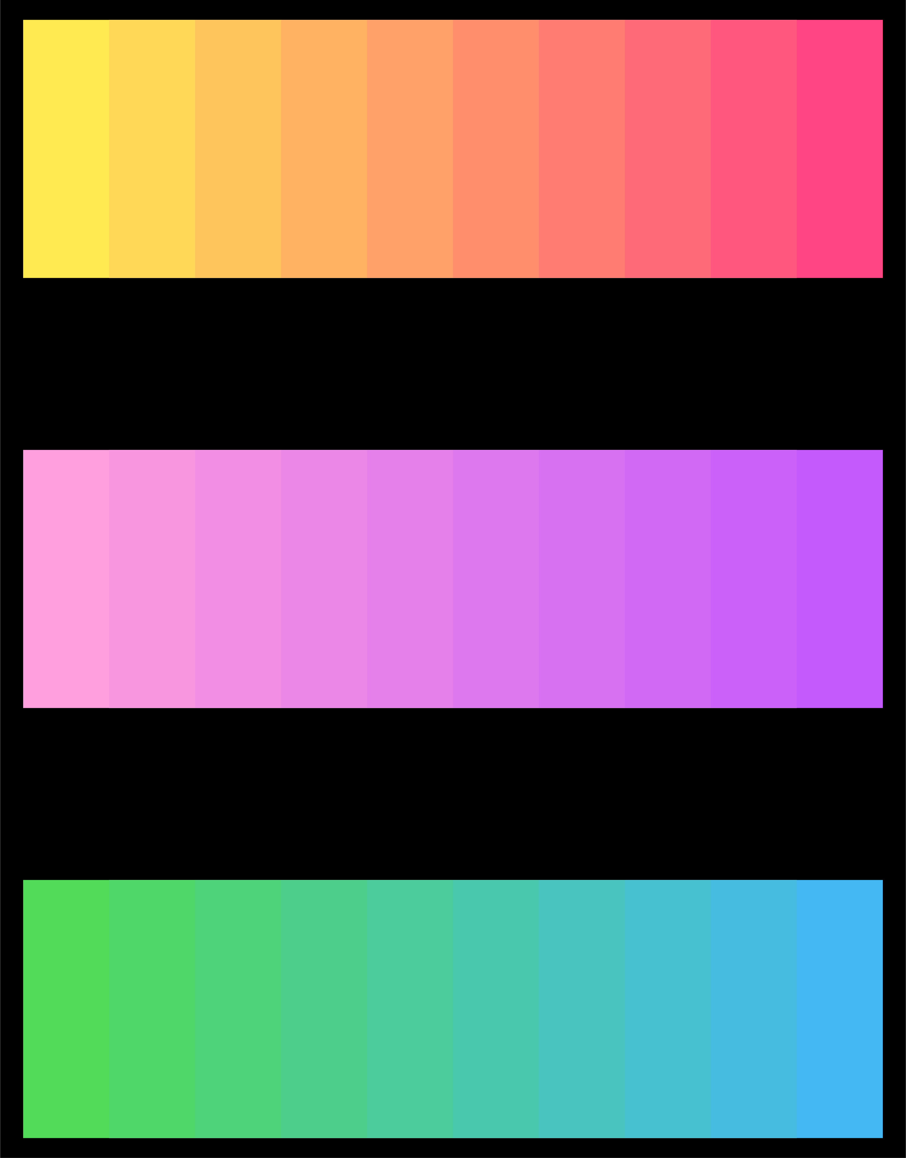 Ombre Quilt Pattern - PDF