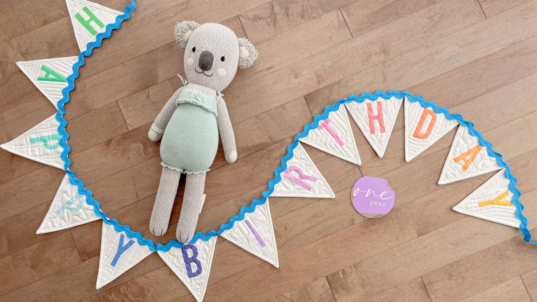 Happy Birthday Banner Pattern- PDF