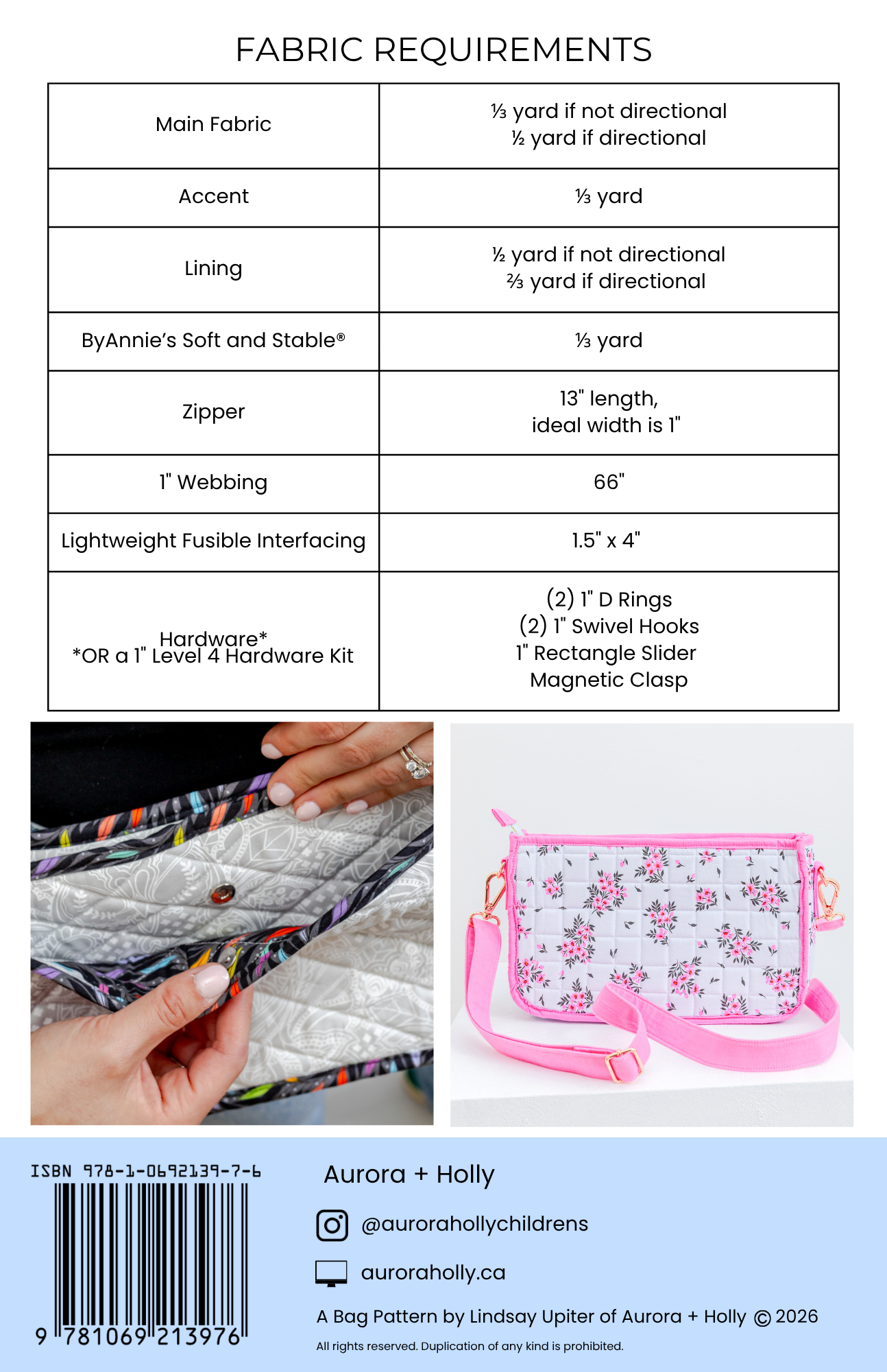 Aurora Purse - PDF