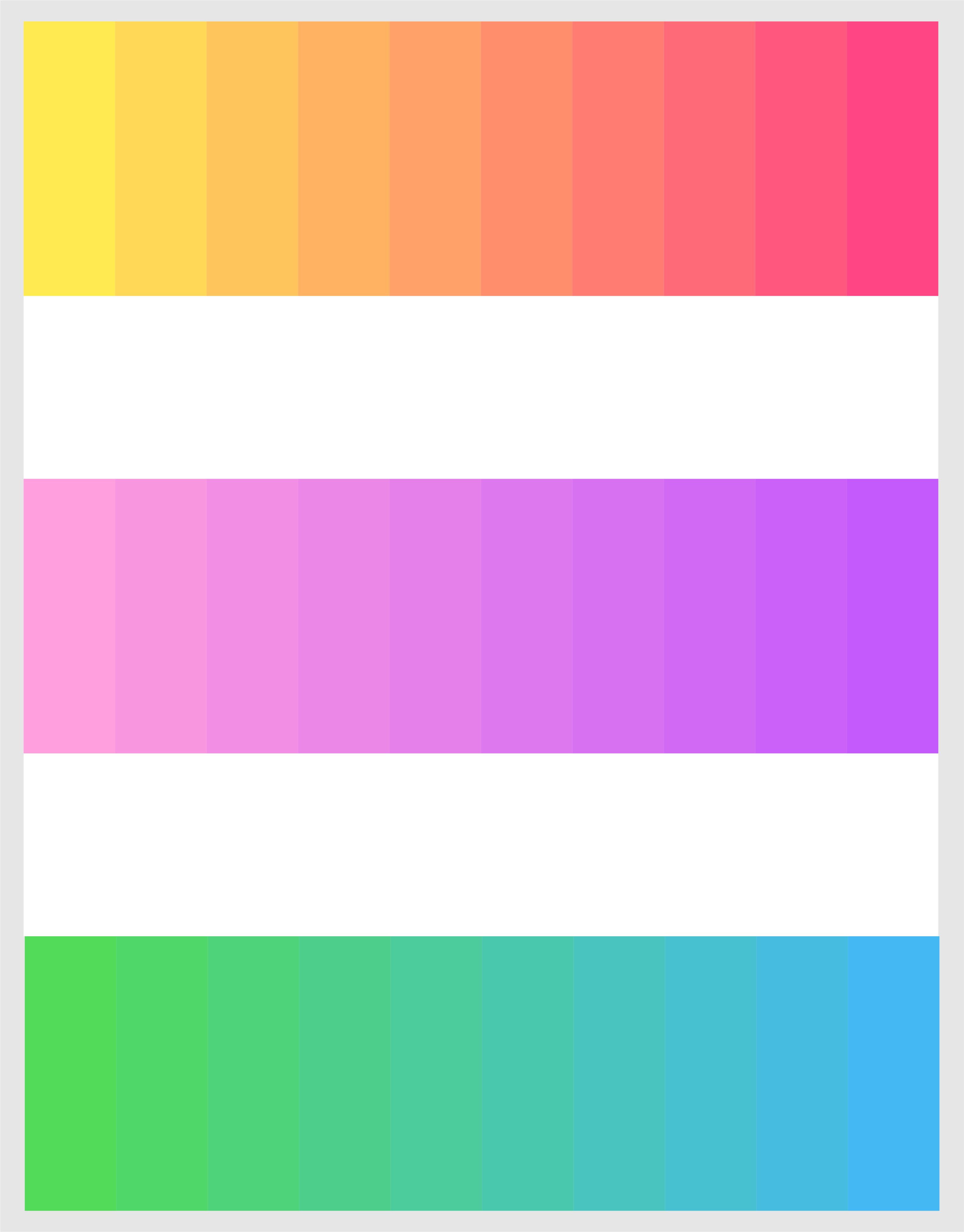 Ombre Quilt Pattern - PDF