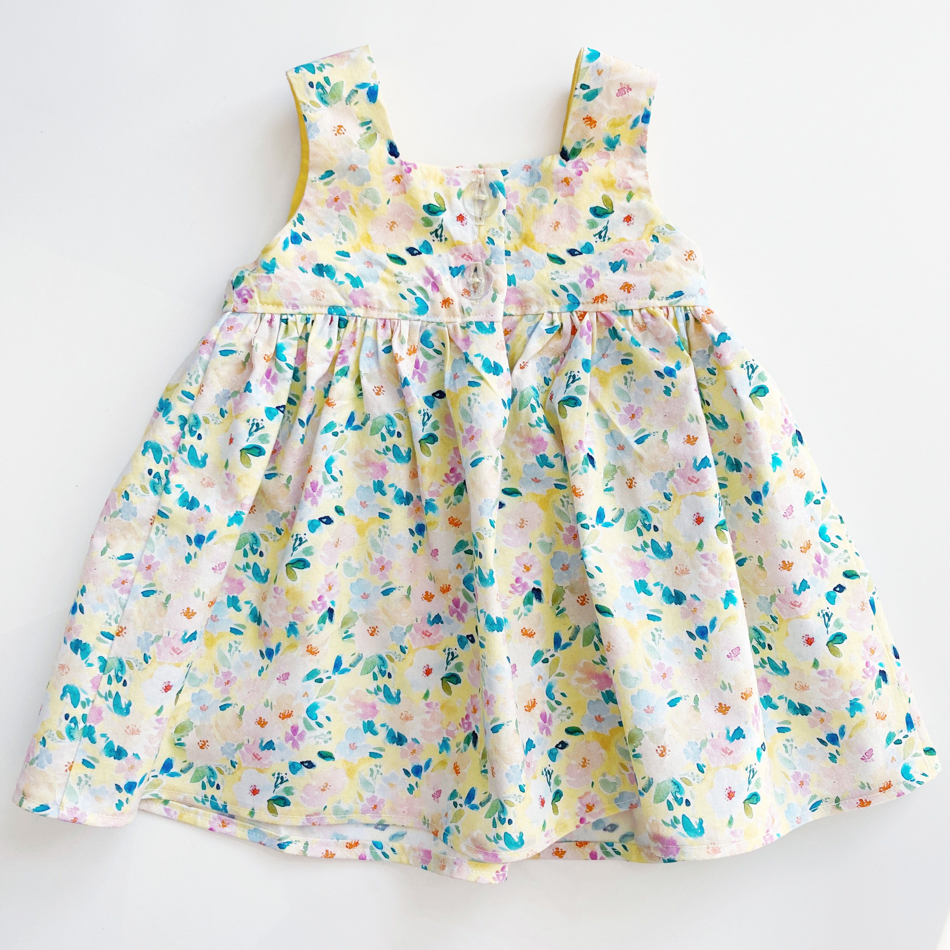 Yellow Floral Sundress