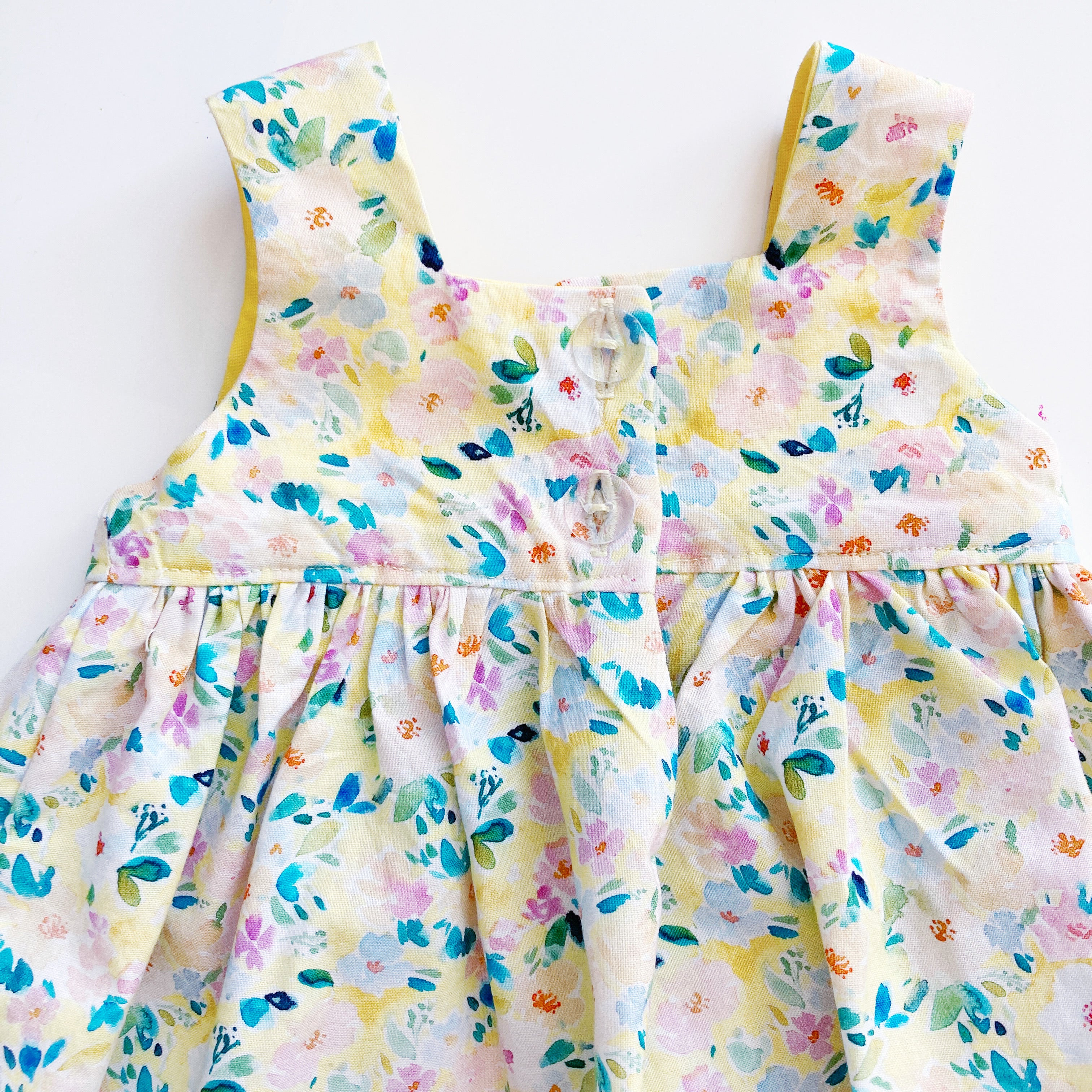 Yellow Floral Sundress