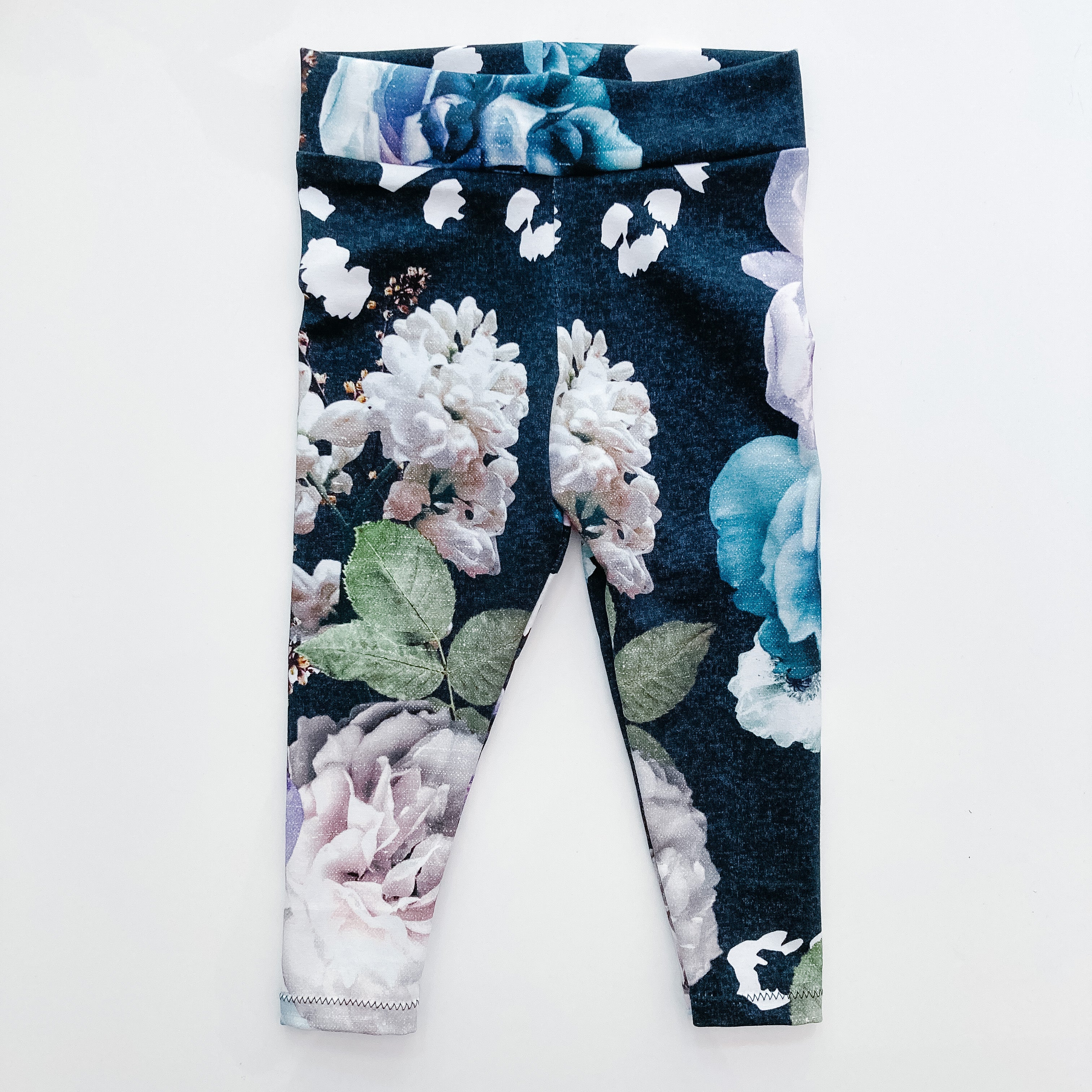 Black Floral Leggings