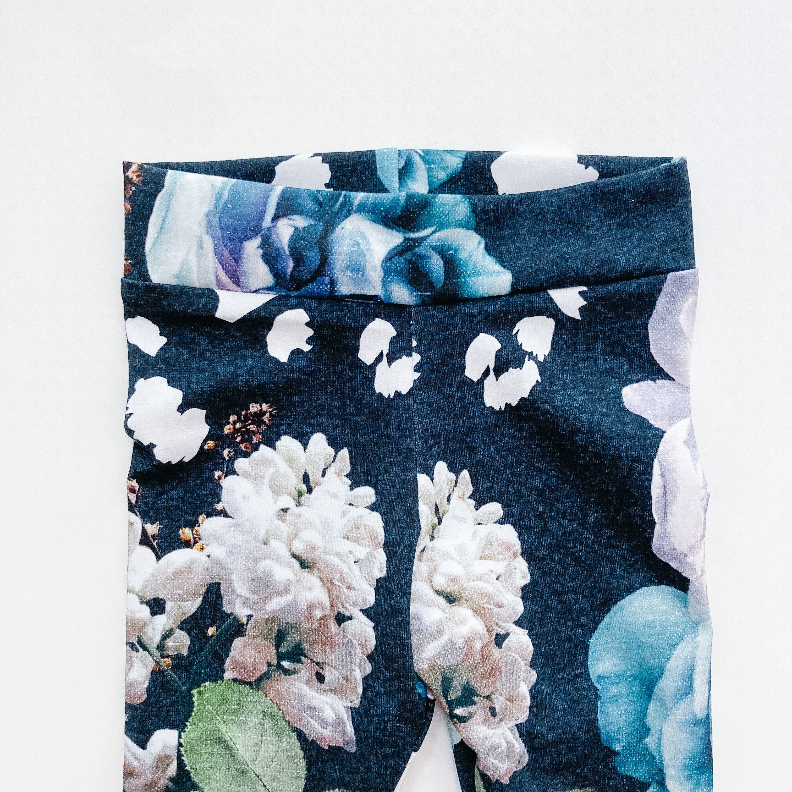 Black Floral Leggings