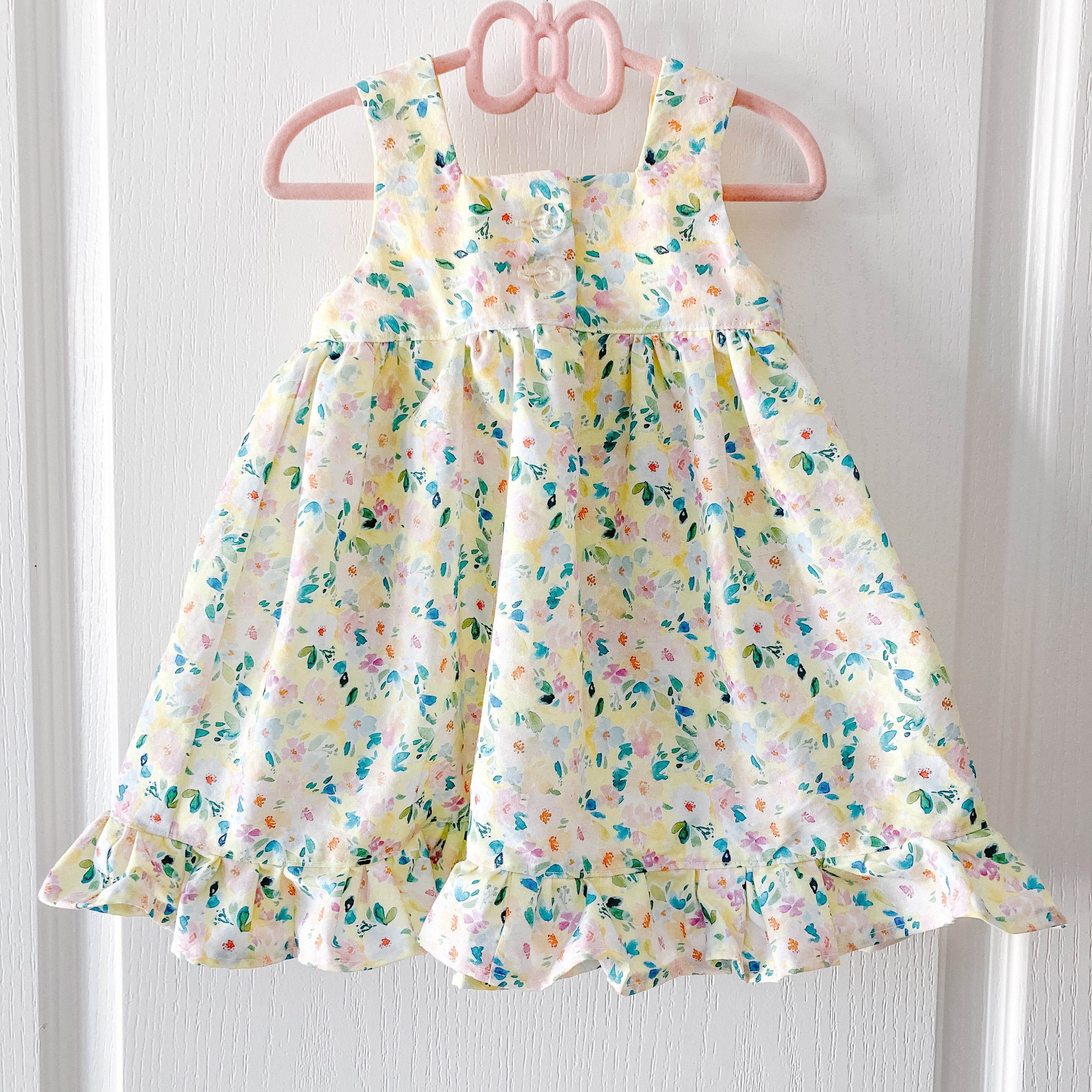 Yellow Floral Sundress