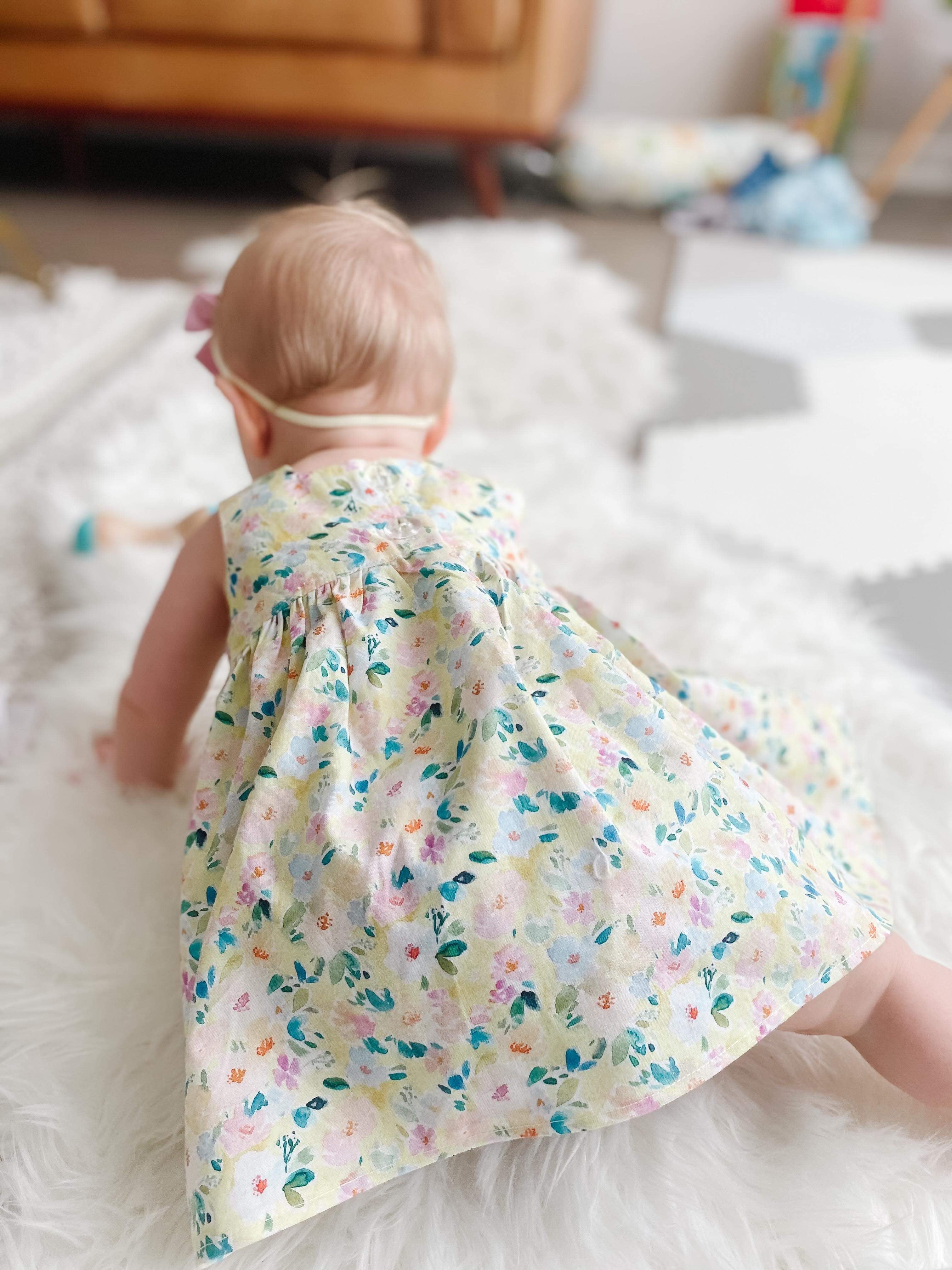 Blue Floral Sundress