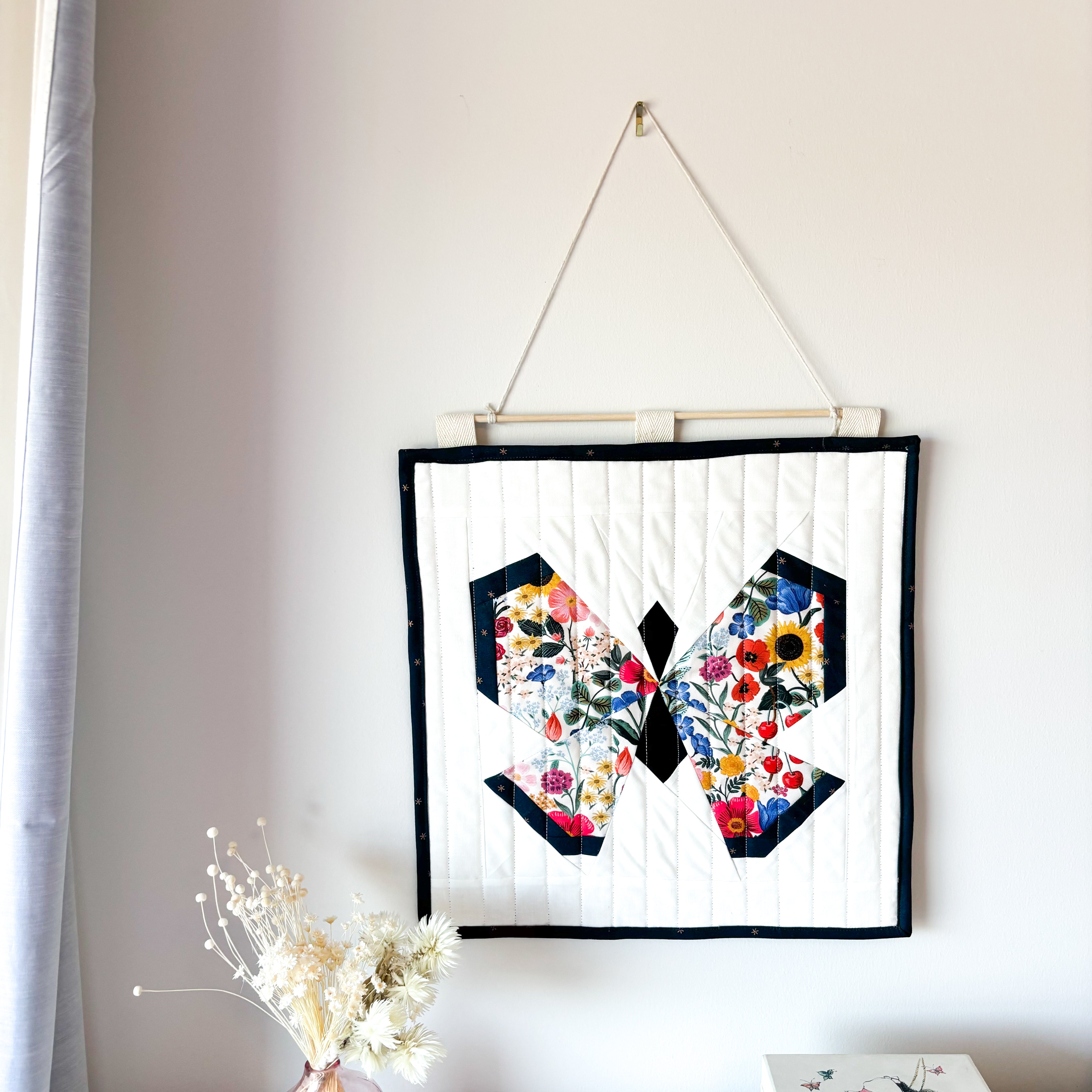Quilted Butterfly Wall Hanging