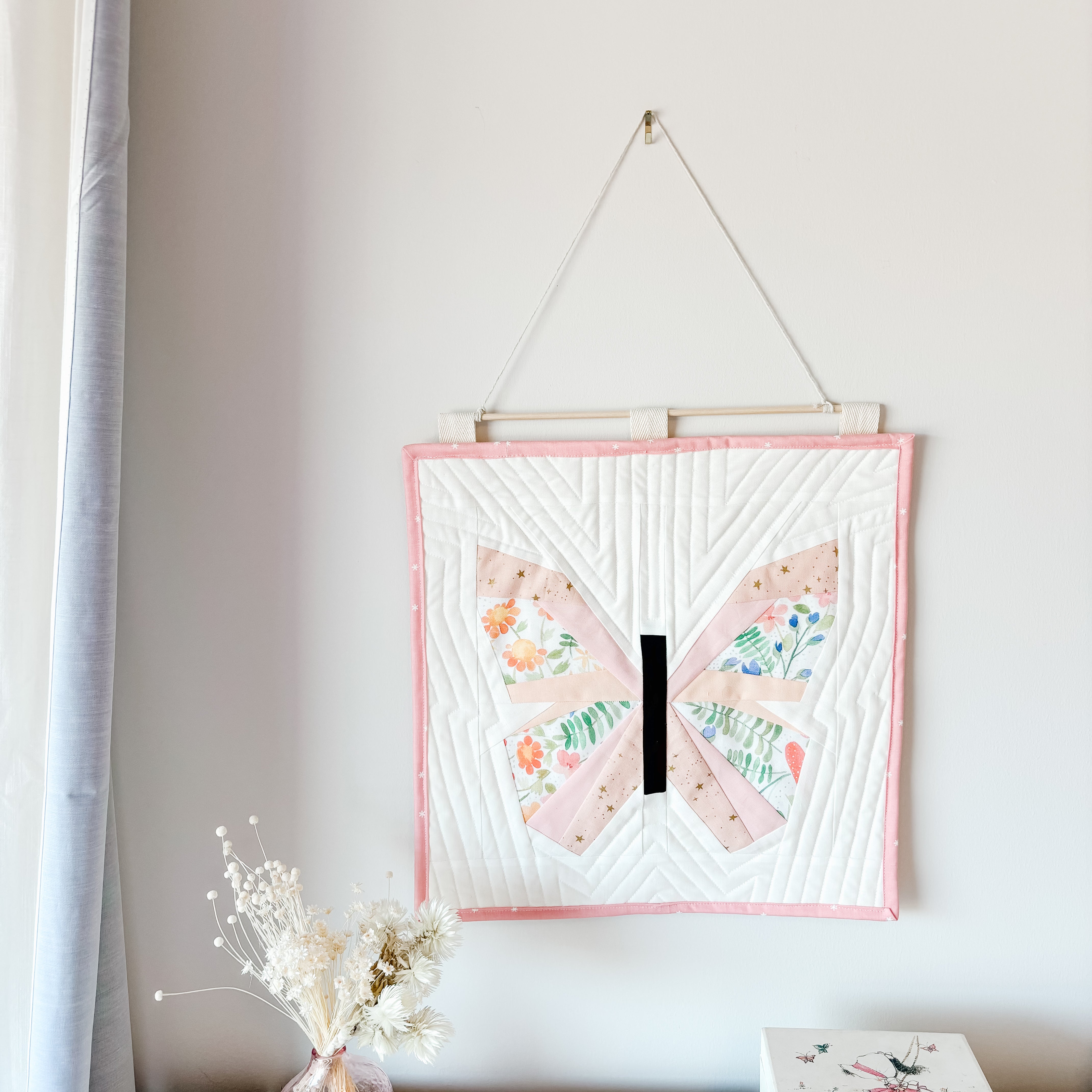 Quilted Butterfly Wall Hanging