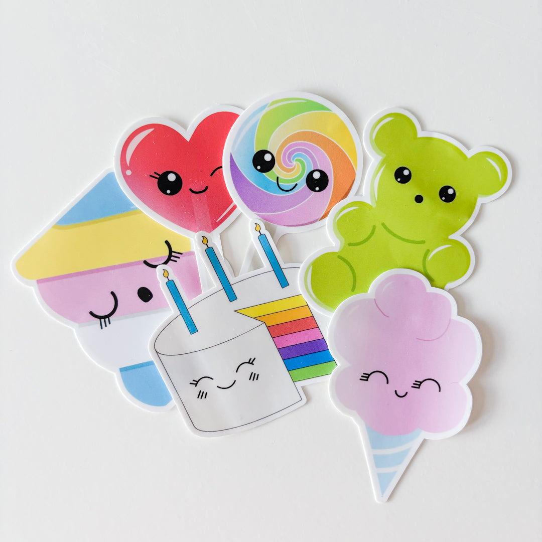 Kawaii Die-Cut Stickers