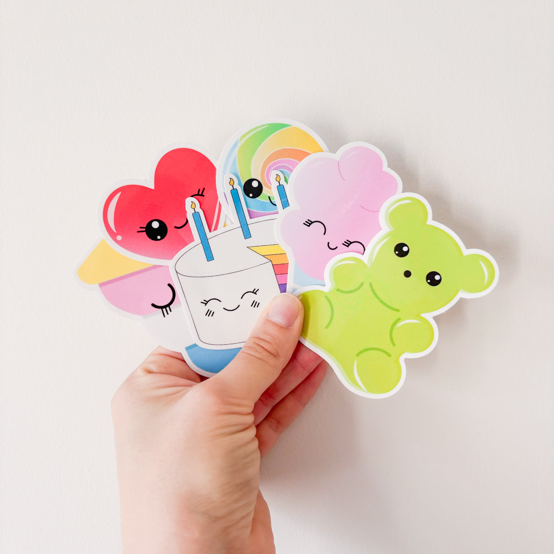 Kawaii Die-Cut Stickers