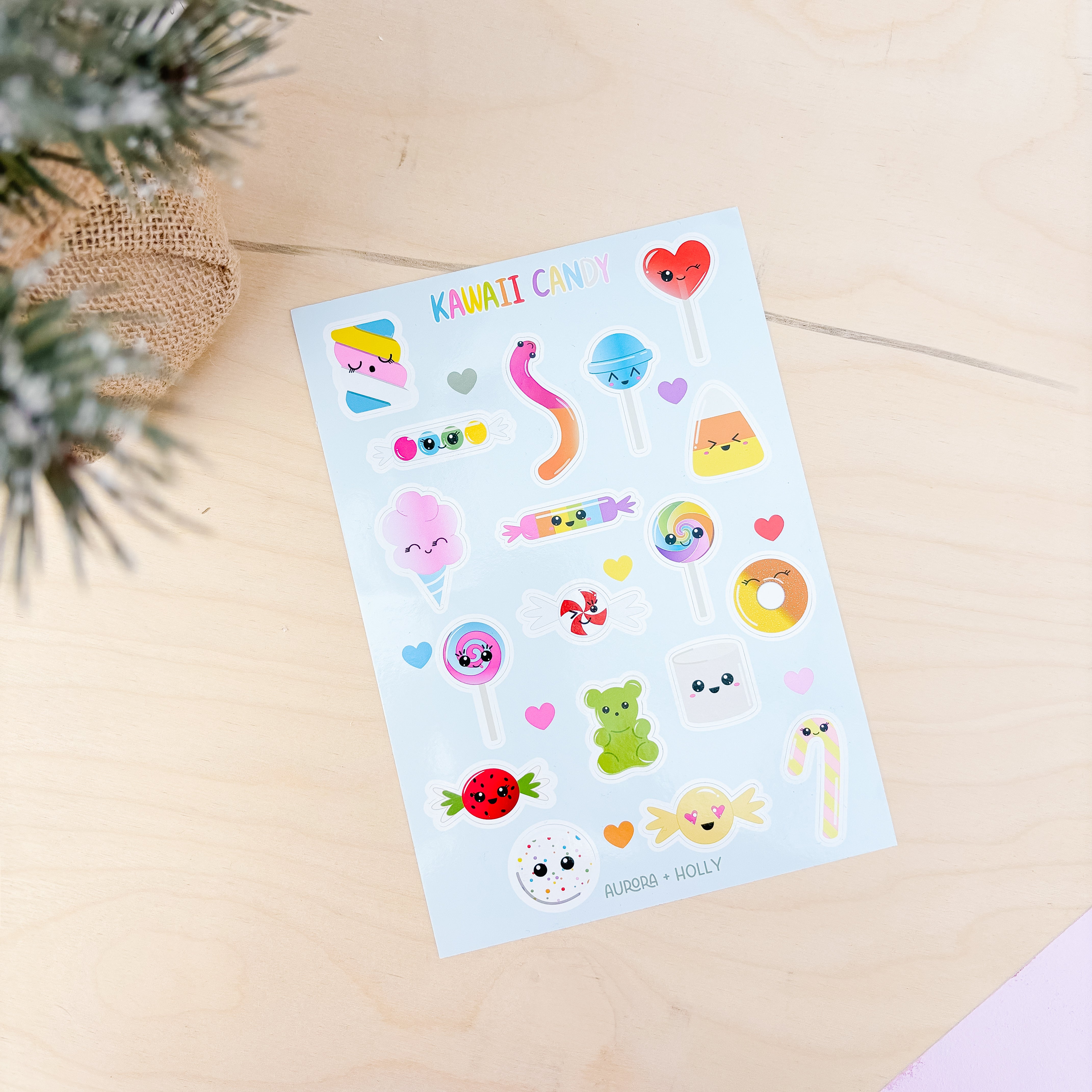 Kawaii Candy Stickers