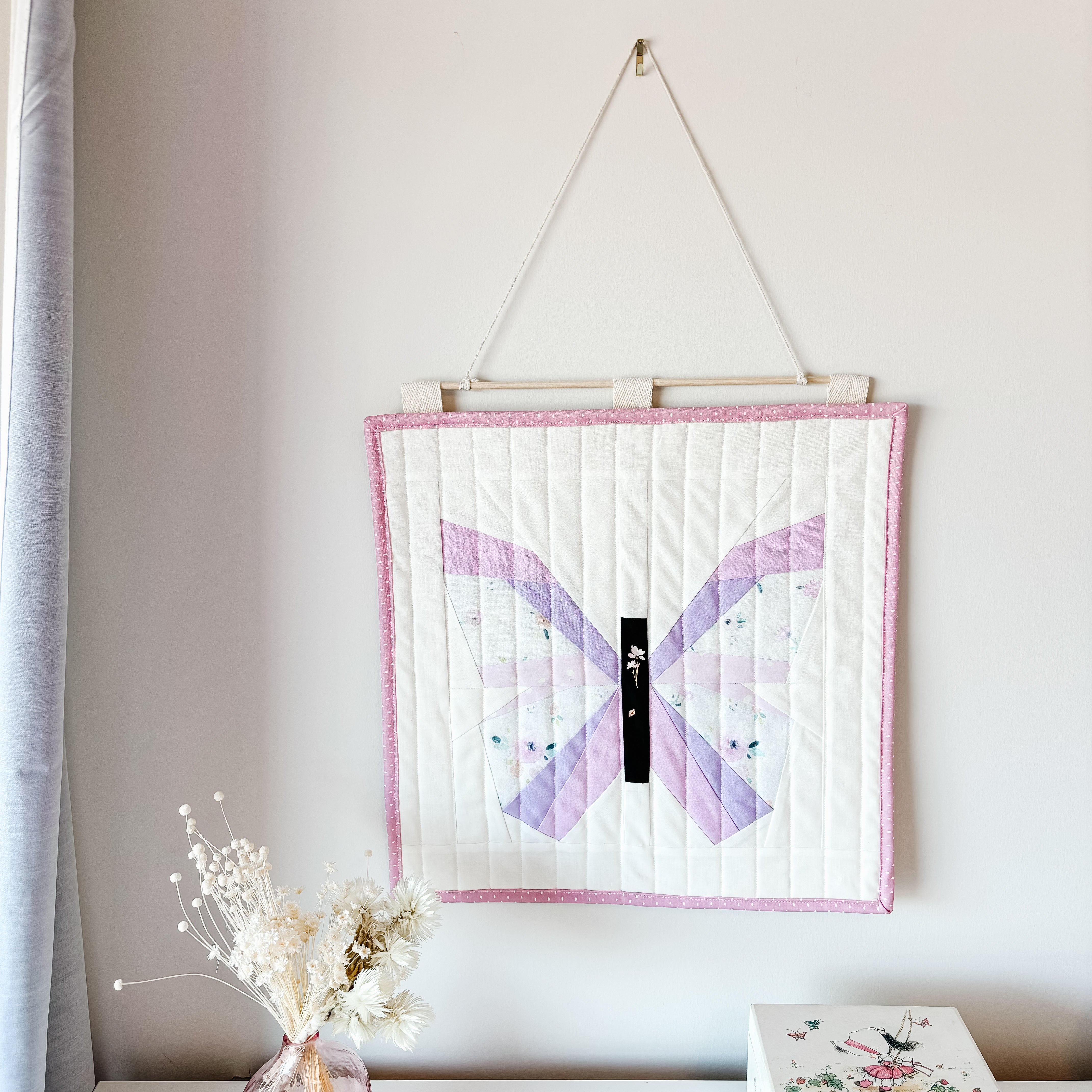 Quilted Butterfly Wall Hanging