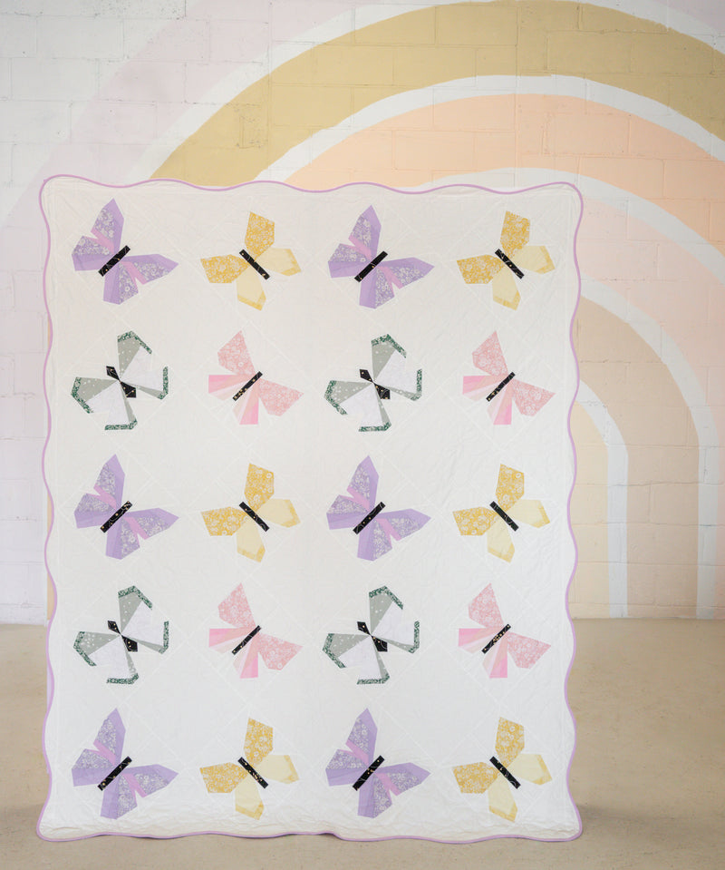 Butterfly Quilt Pattern - Paper