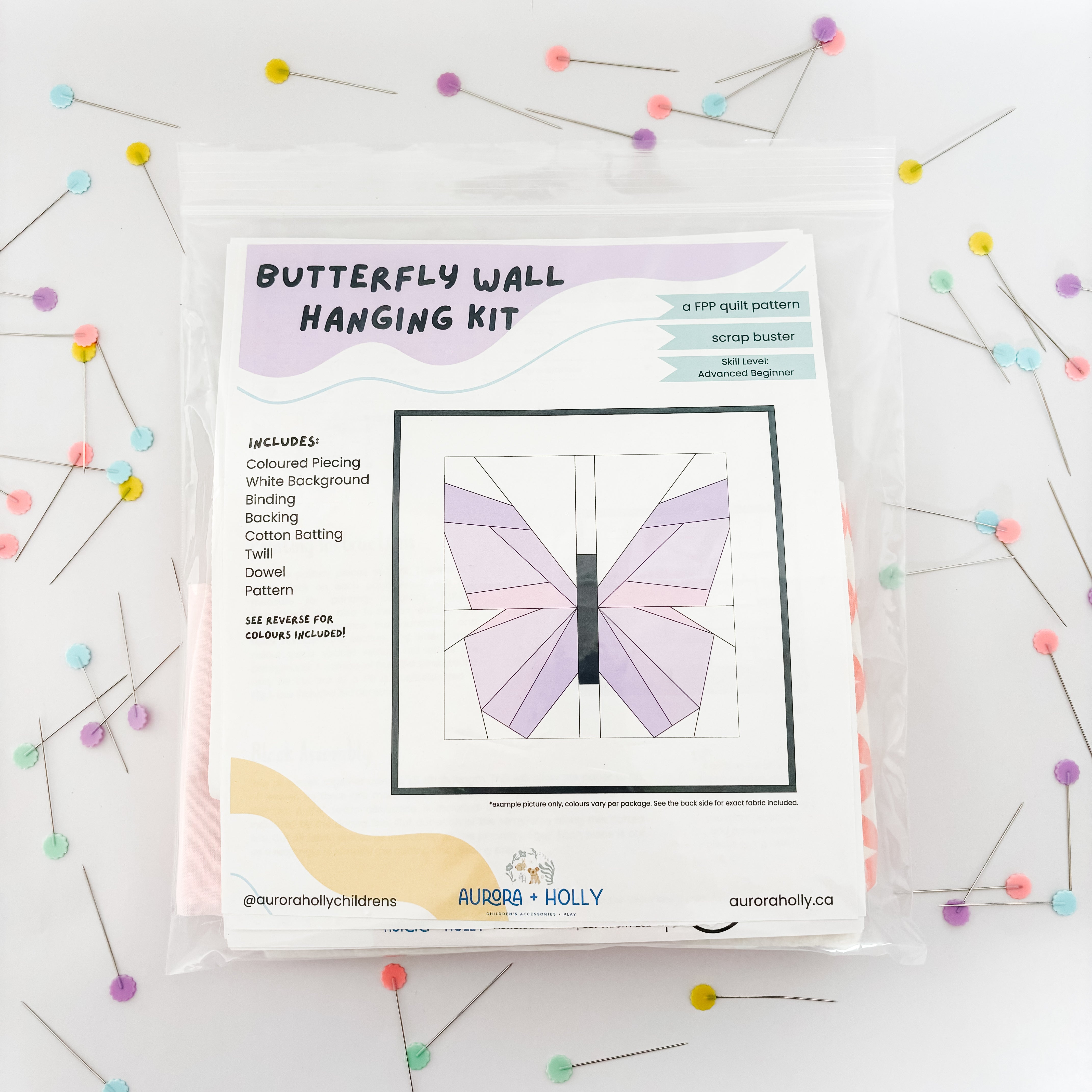 Butterfly Wall Hanging Quilt Kit
