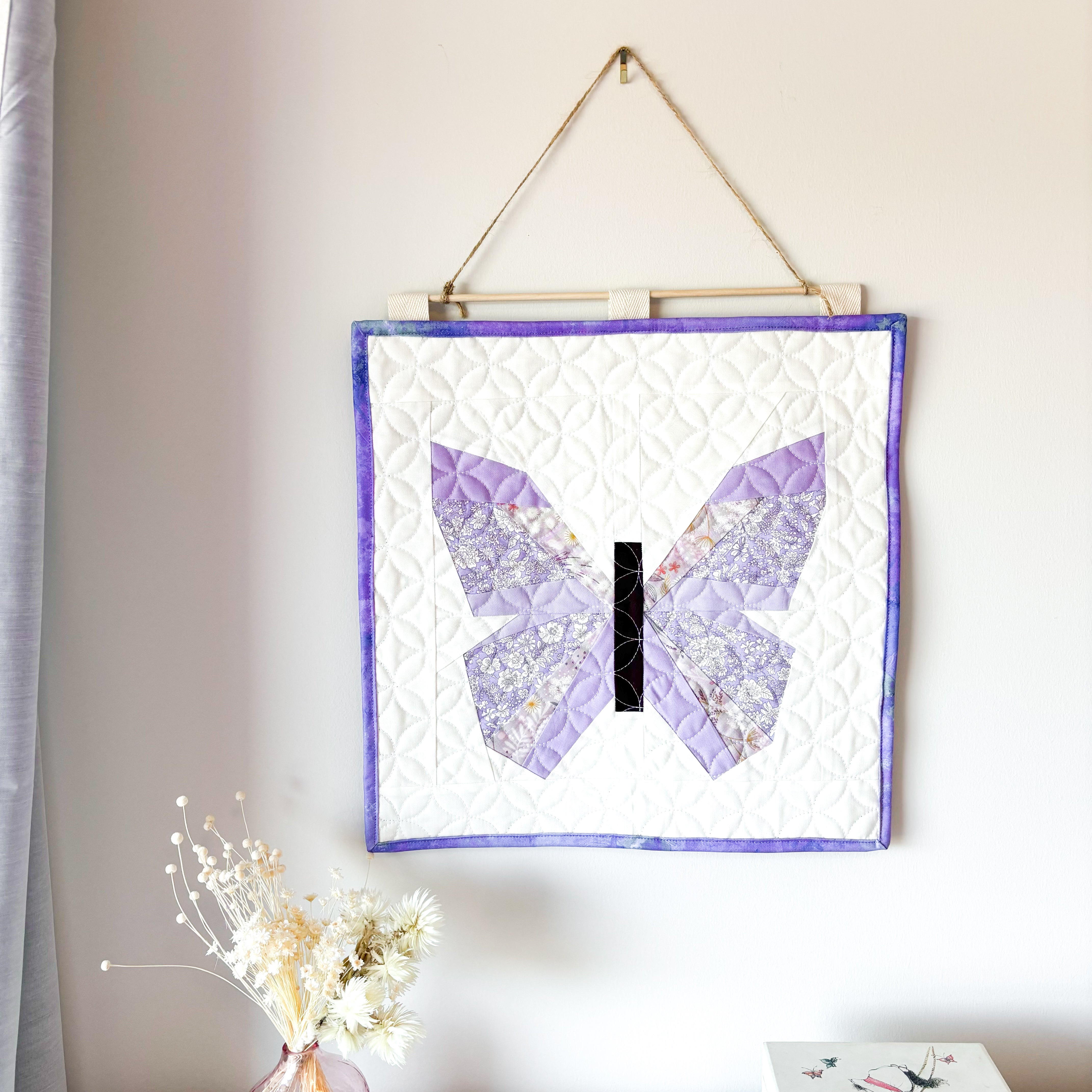 Quilted Butterfly Wall Hanging