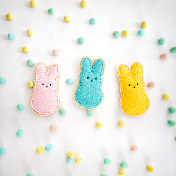 Bunny Peep Felt Cookie