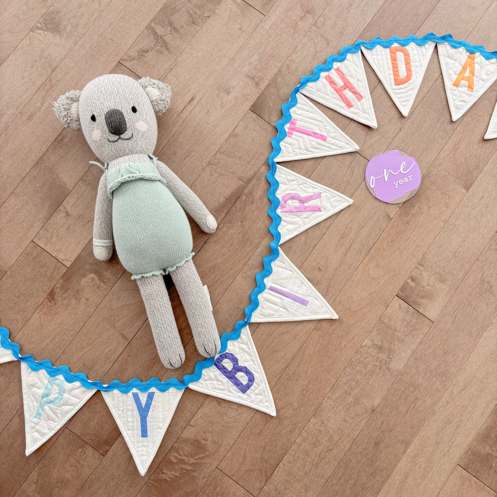 Happy Birthday Banner Pattern- PDF