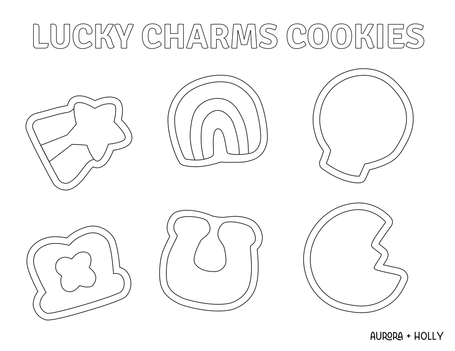 Lucky Charm Cookies