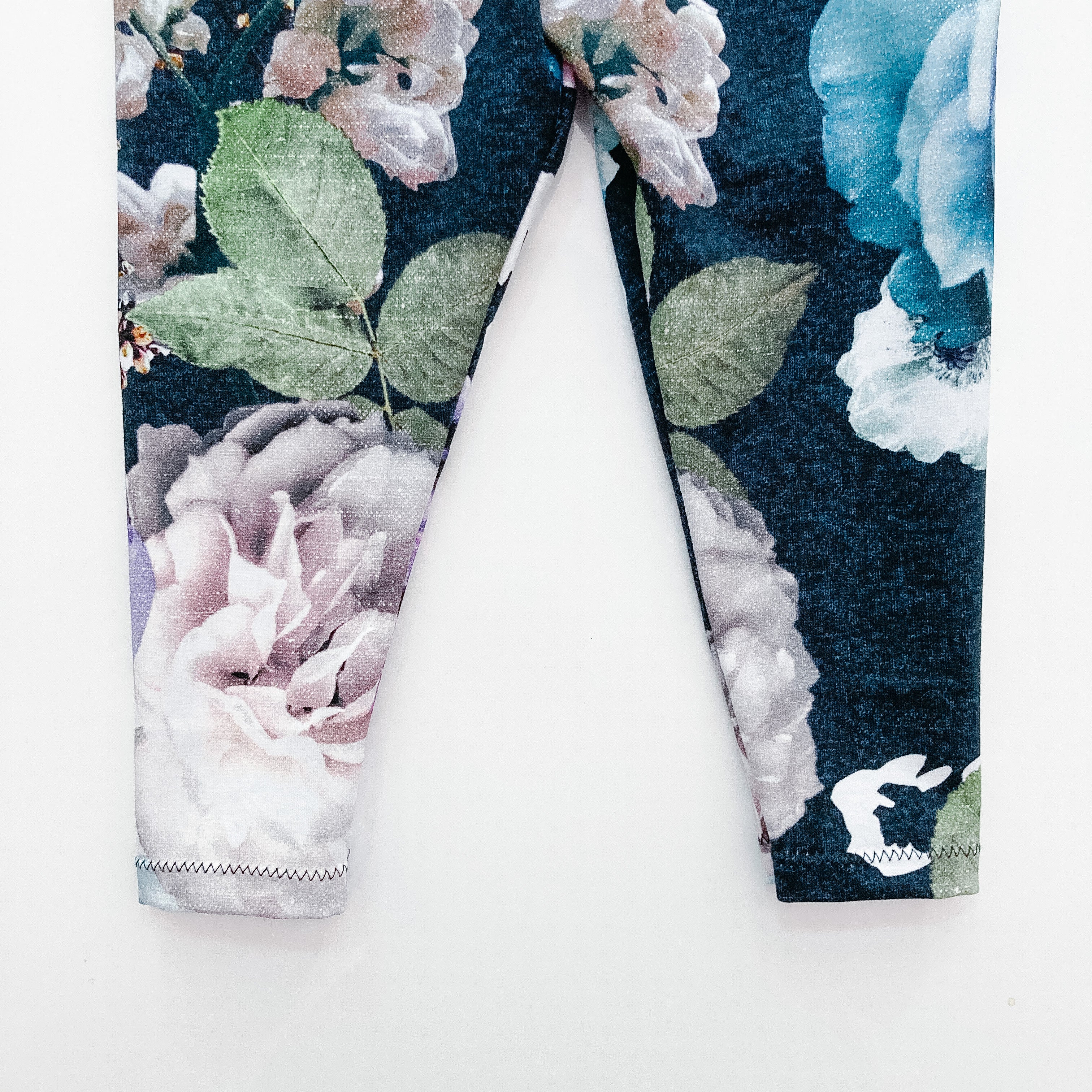 Black Floral Leggings