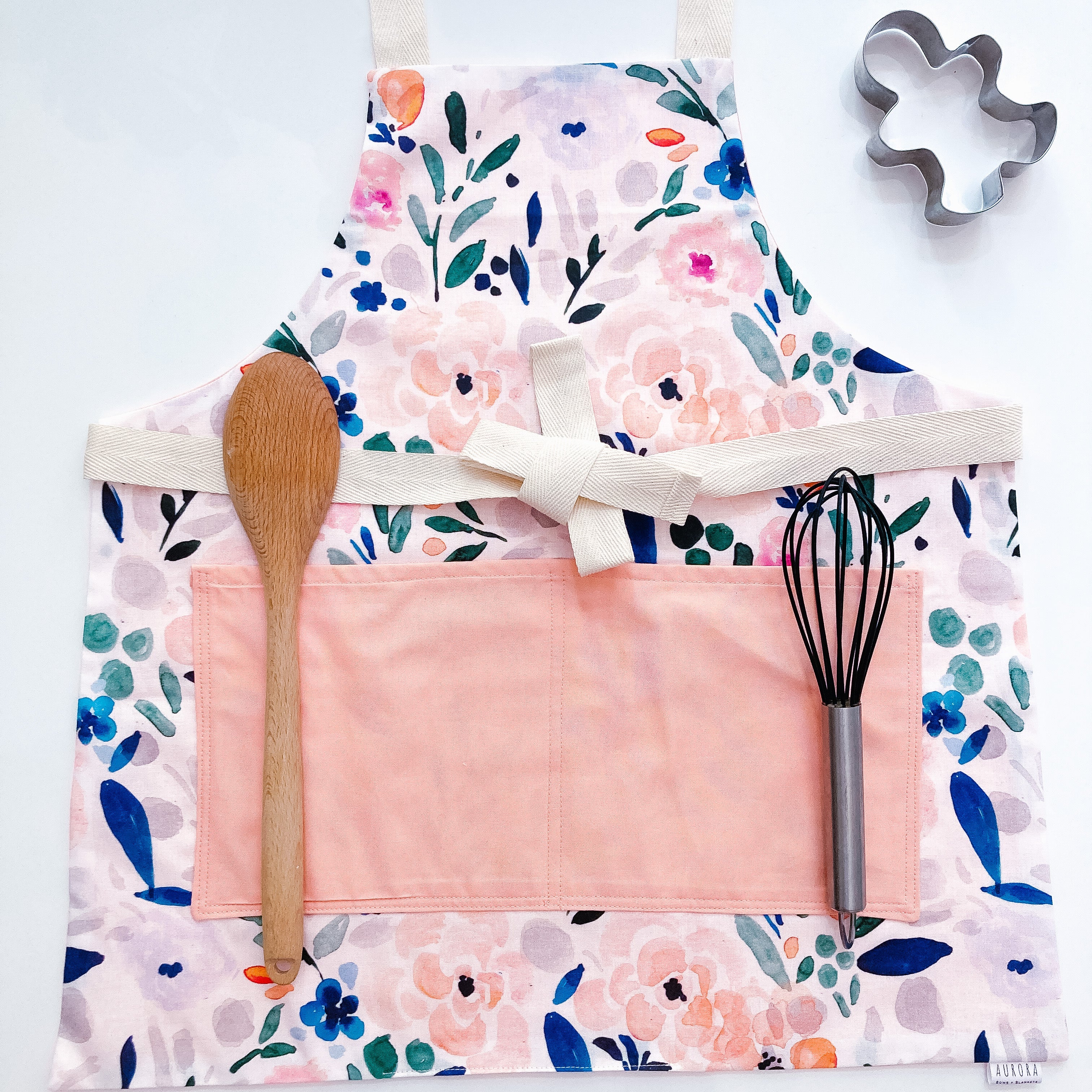 Pink and Blue Floral