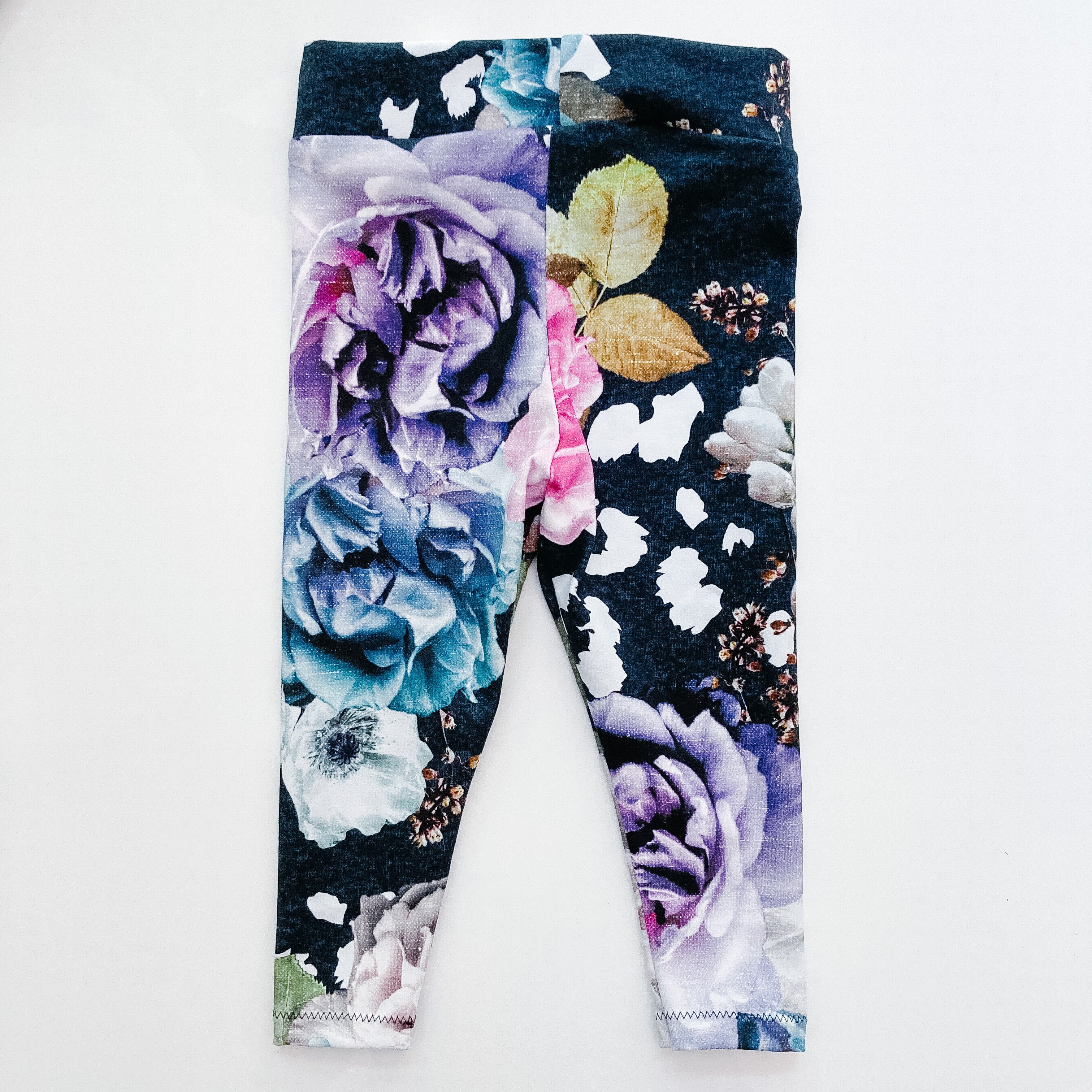 Black Floral Leggings