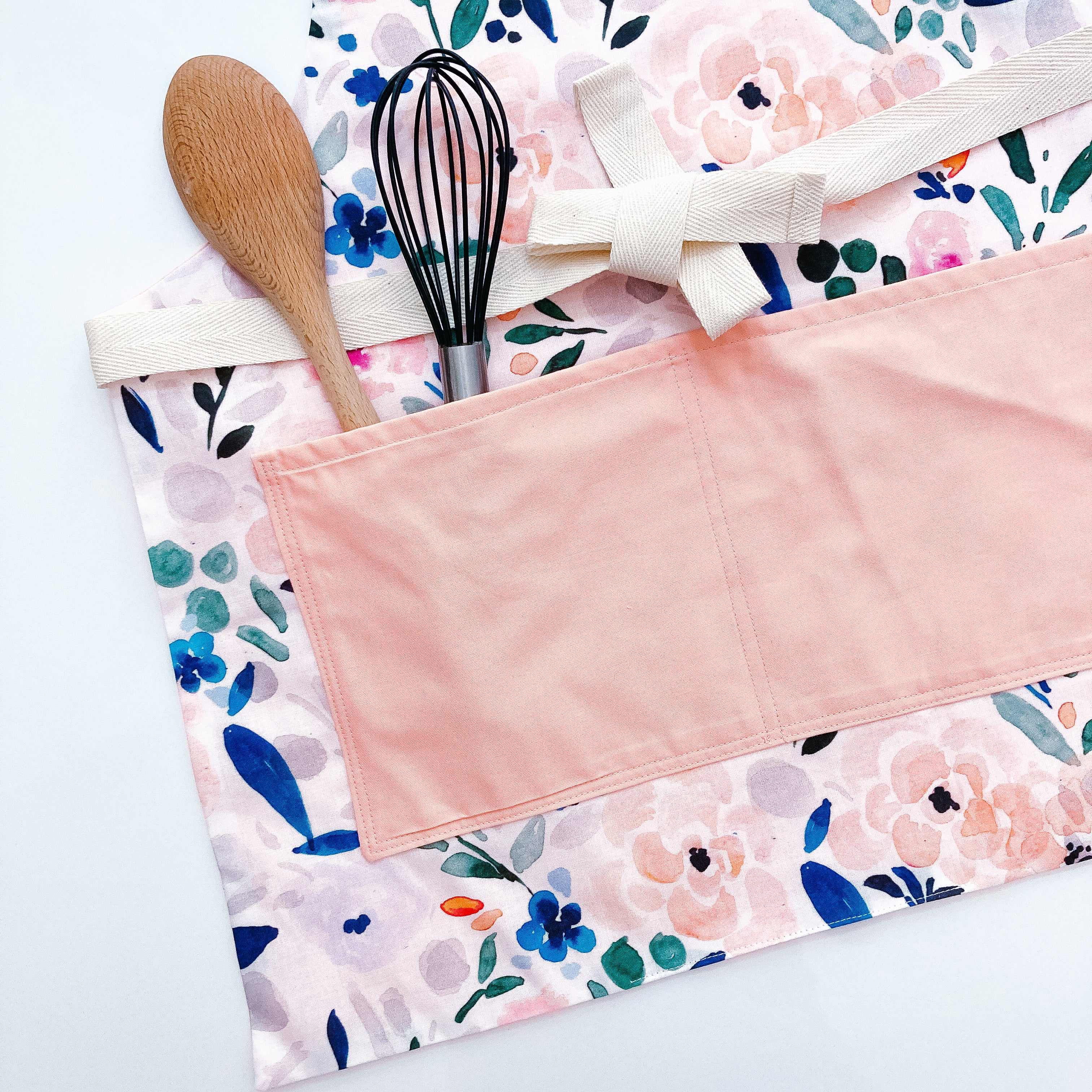 Pink and Blue Floral